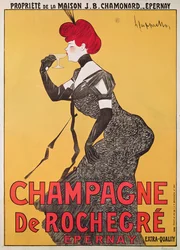 A Champagne de Rochegre reklámplakátja